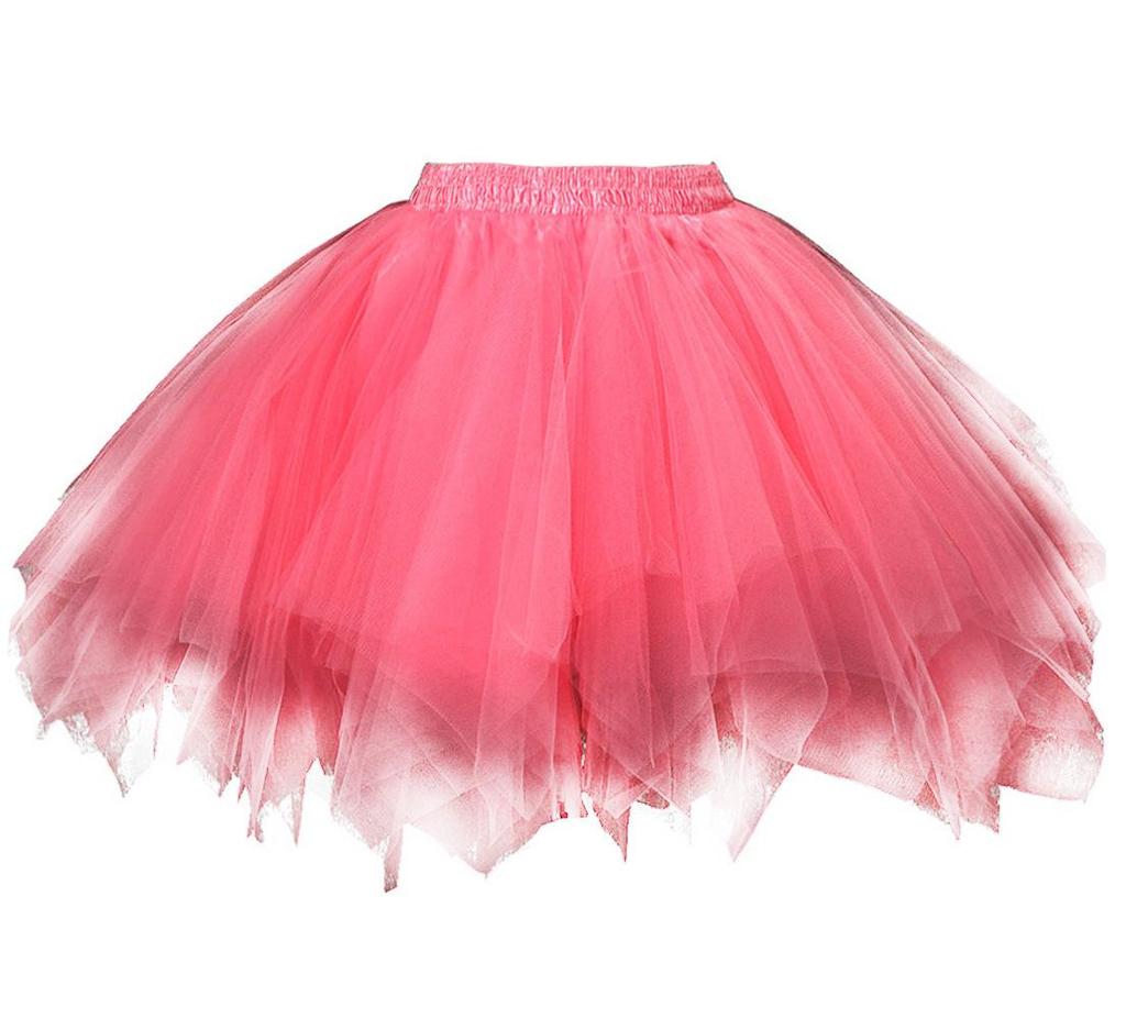 Mesh Princess Tutu Skirt for Kids - Puffy Ballet Dance Costume Skirt