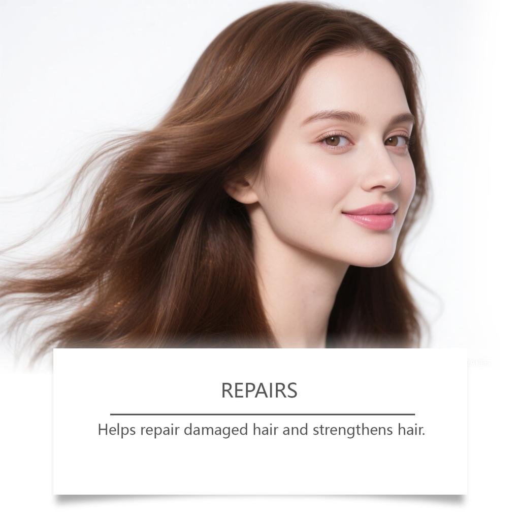 Feuchtigkeitsspendende Farbfixierende Haarmaske Hilft, die Farbe einzuschließen, Pflegt trockenes und krauses Haar, Marokkanische Ölpflege und Glättung der Haartextur.