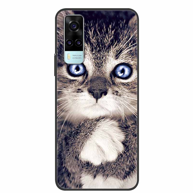 For vivo Y31 2021 Case Shockproof Soft silicone TPU Back Cover For Vivo Y53S 4G Y31 2021 Y 31 Case V2036 Phone Case Cute Cartoon