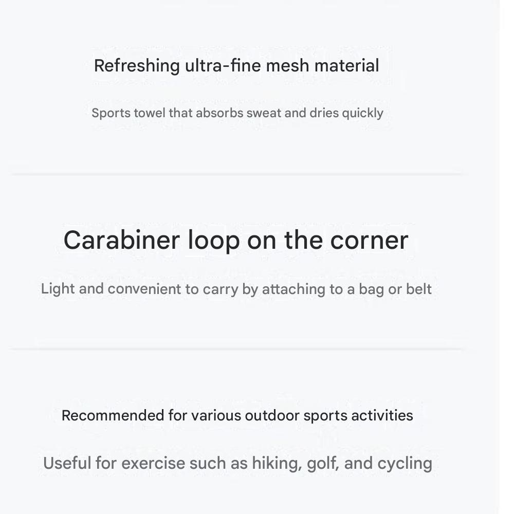 Das CAF Sporthandtuch Blau / Grau (30 x 90 cm)