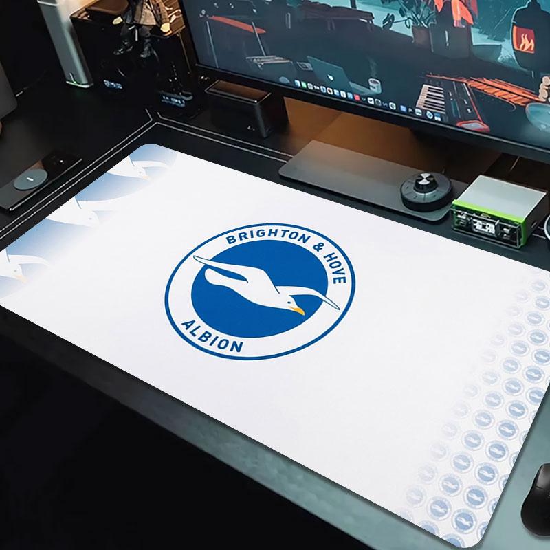 Brighton & Hove Albion Large Size Mouse Pad Large Gaming Table Cushion Non-slip Laptop Tablet Big Mousepad XXL Mat Mini PC Playmat With Lock Edge