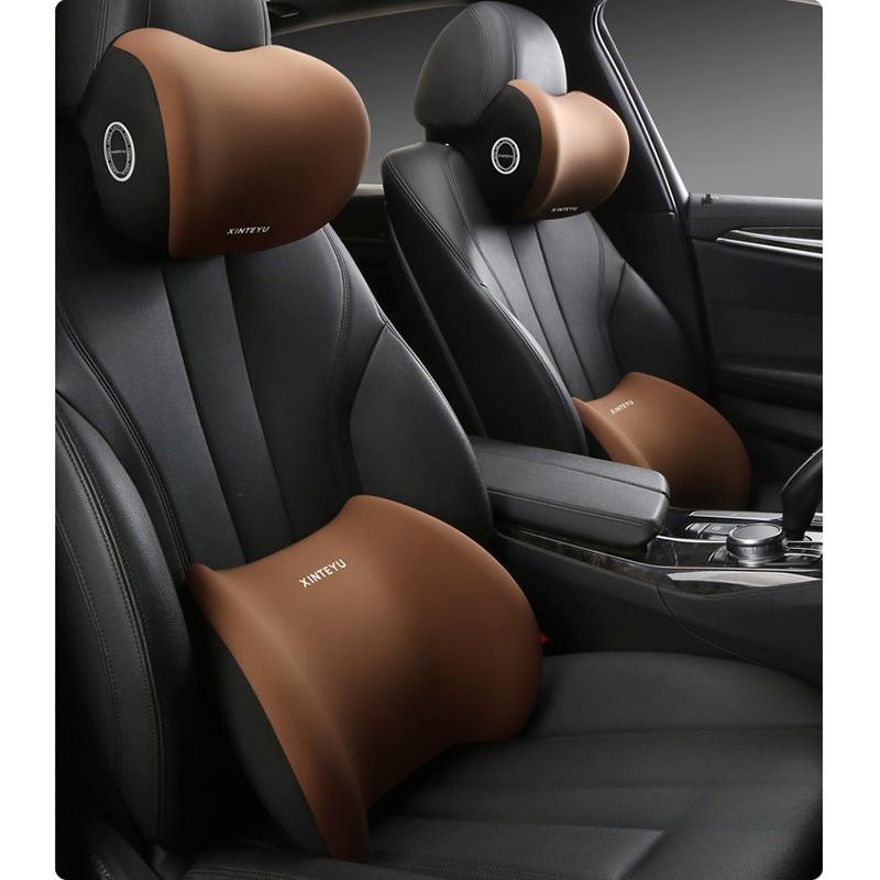 Auto Hoofdsteun/Lendensteun Auto Nek Kussen Taille Kussen Bestuurdersstoel Rugleuning Auto Kussen Rijden Lendensteun Taille Ondersteuning