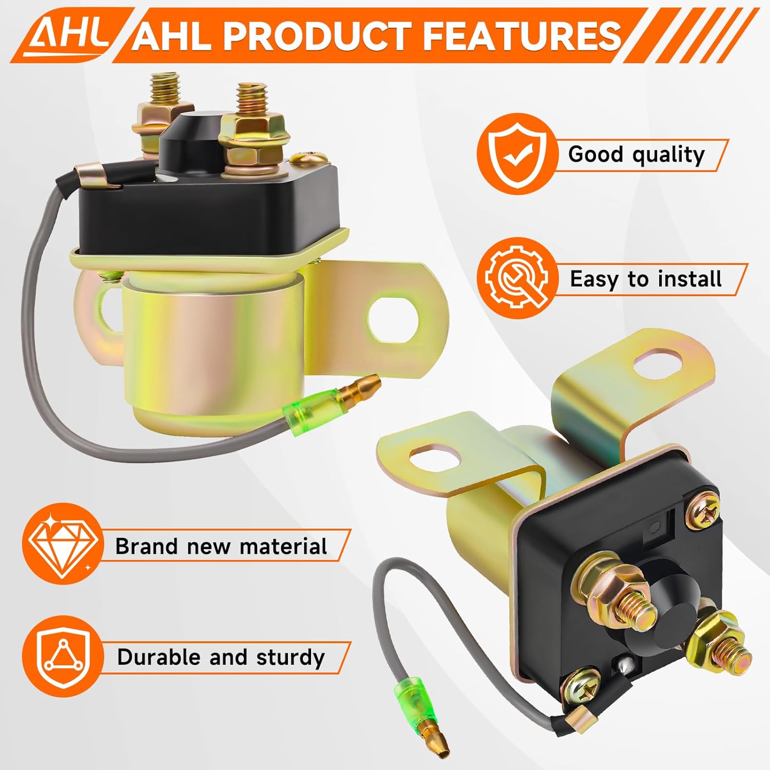 AHL Starter Solenoid Relay Compatible with Polaris Trail Boss 250 325 1985-2002 ATV