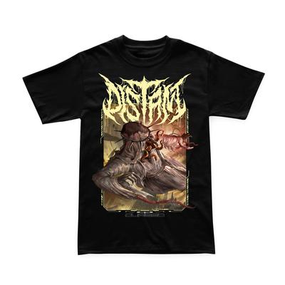 Distant Cursed Band T-Shirt Baumwolle Grafik-T-Shirt Unisex Damen Sommer Streetwear Top