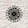 Vintage Wrought Iron Wall Art, Modern Geometric Metal Decor, Living Room Home Gift