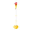 Outdoor Bubble Machine with Light-Up Pole Stand Adjustable Height Battery Operated Bubble Blower Toy for Kids Backyard Fun