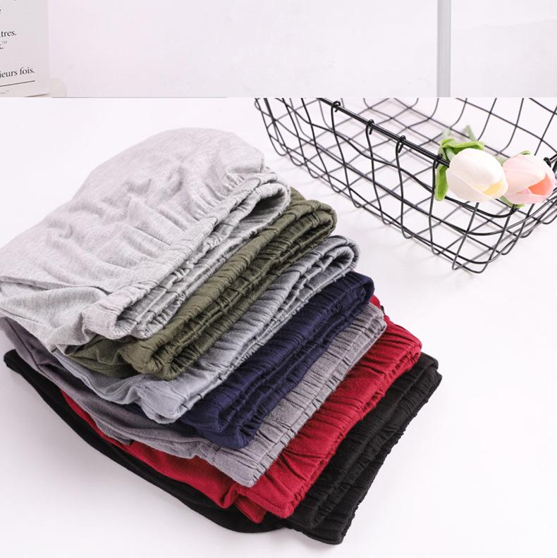 Męskie lekkie modalowe spodenki piżamowe na lato - Rozmiar Plus Size, Bardzo Szeroki Krój