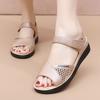New Slope Heel Comfortable Sandals for Women Mom's Summer Fashion Non Slip Sandals