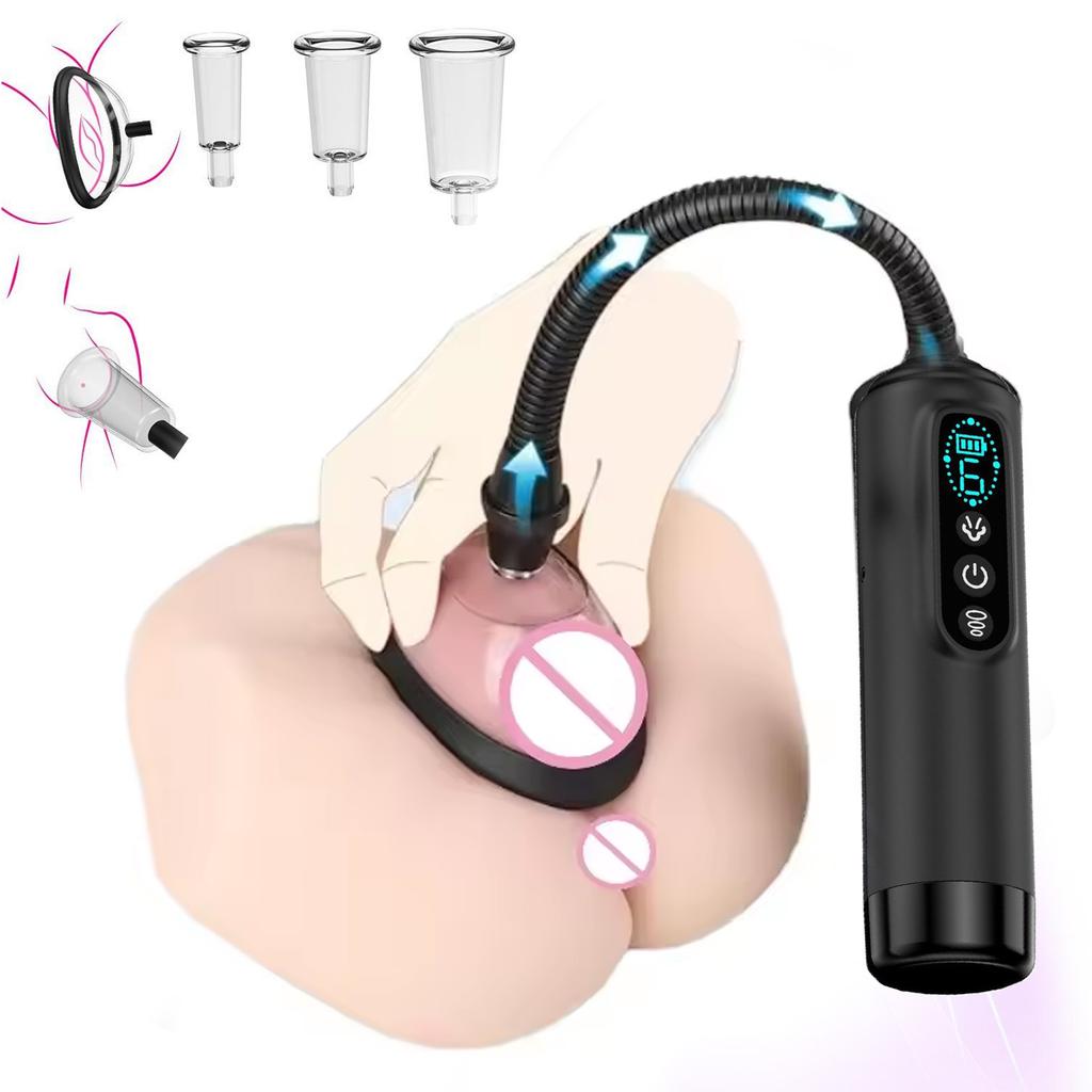 Electric Pussy Pump Vagina Clitoris Sucker Breast Messager for Women Clit Vibrator Remote Nipple Enlarge Vacuum Pump Cover