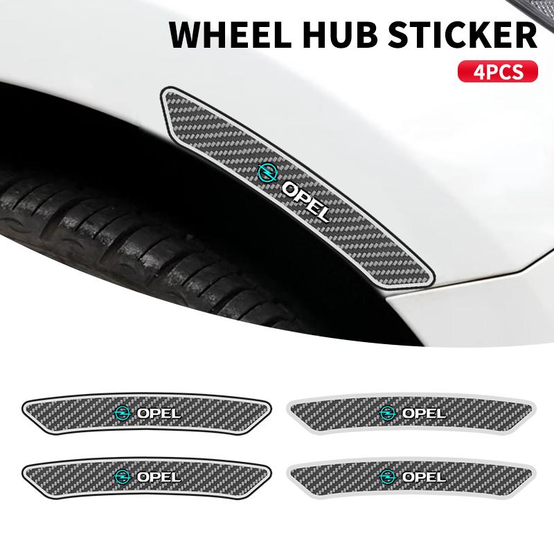 4pcs Car Styling Wheel Rims Racing Stickers Badges Auto Decoration For Opel Insignia Astra G J F K Vectra C H Corsa C B D Omega Rj7