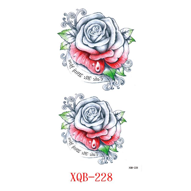 Small Full Arm Tattoo Stickers, Flower Letters, Animal Tattoo Stickers Stickers Tattoo