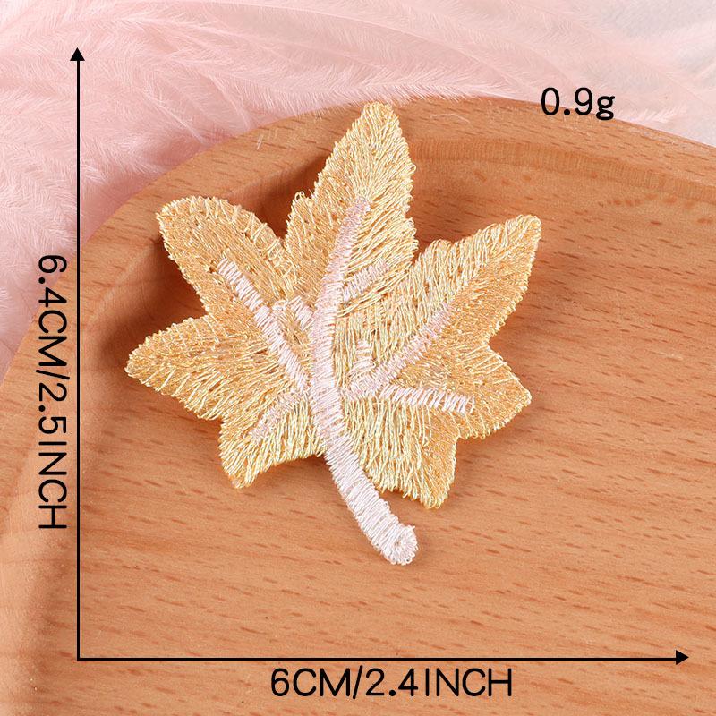 

Вышитая этикетка, Кленовый лист Сделай сам Ручной аккаунт, Аксессуары, Нашивка Брошь Ювелирные изделия, Аксессуары для волос, Аксессуары, Водорастворимые вышитые наклейки G3R-B-1-10