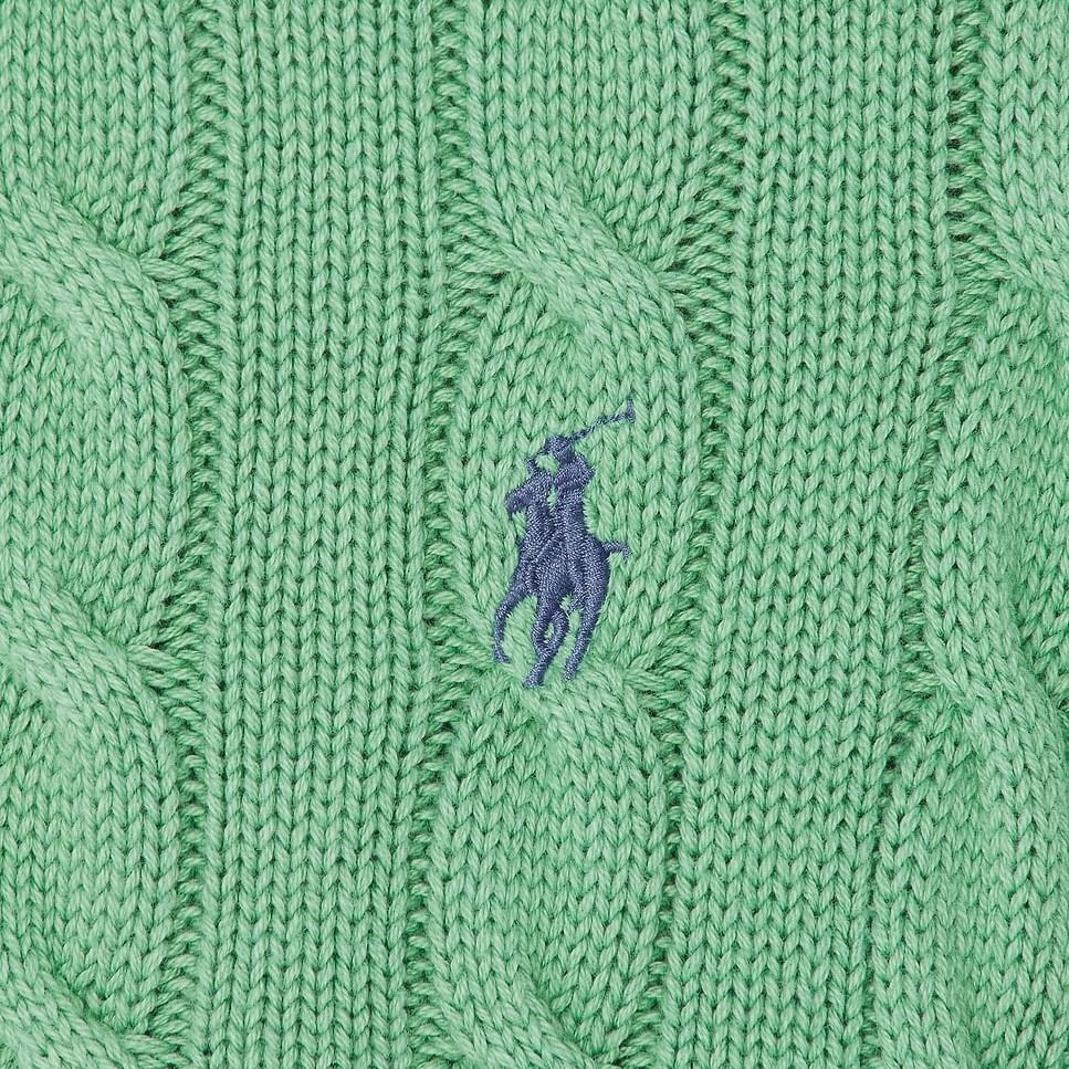 Polo Ralph Lauren Logo Embroidered Slim Fit Polo Shirt Women Tops Green 211943010-021