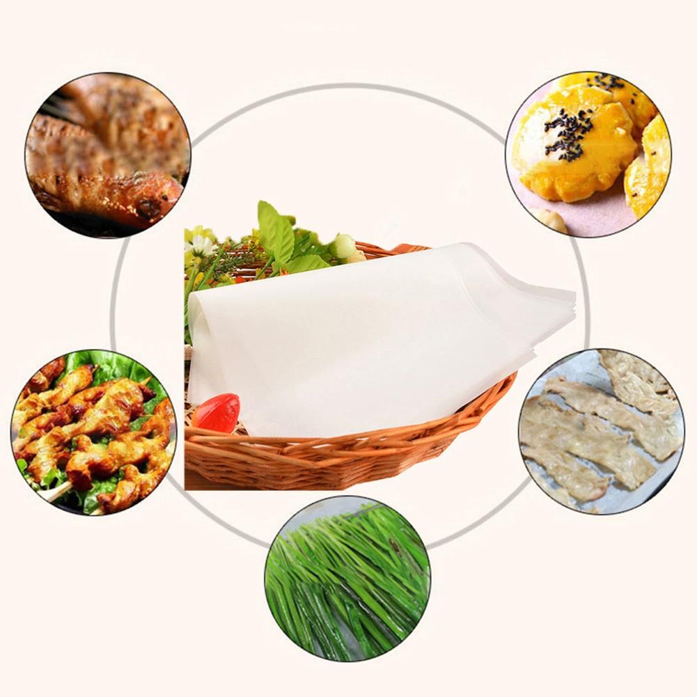100pcs Non-Stick Parchment Greaseproof Paper Baking Paper Buffet Barbecue