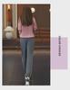 Women's Spring & Autumn Hooded Fashion Tracksuit - Stylish Contrast Color Two-Piece Suit with Sweatpants