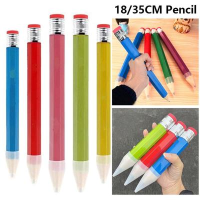 18/35CM Big Pencil With Eraser Large Wood Pencil Fun Gift Huge Pencil  Artist