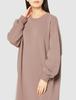 Gelato Pique Logo Sweat Dress Size F Women's PWCO214280, Brown,