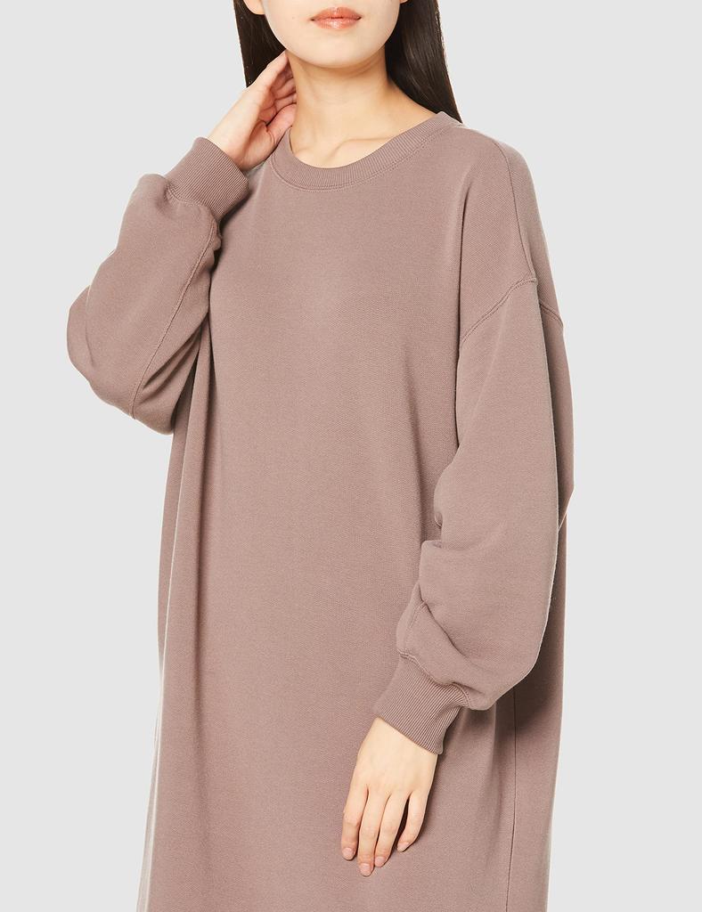 Gelato Pique Logo Sweat Dress Size F Women's PWCO214280, Brown,