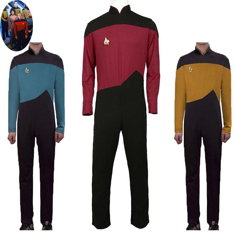 Star Trek The Next Generation Cosplay Costume Authentic Jumpsuit For Comic Con And Halloween