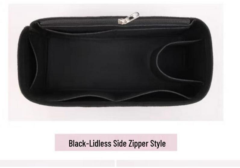 Custom Felt Cosmetic Bag Storage Organizer with Divider