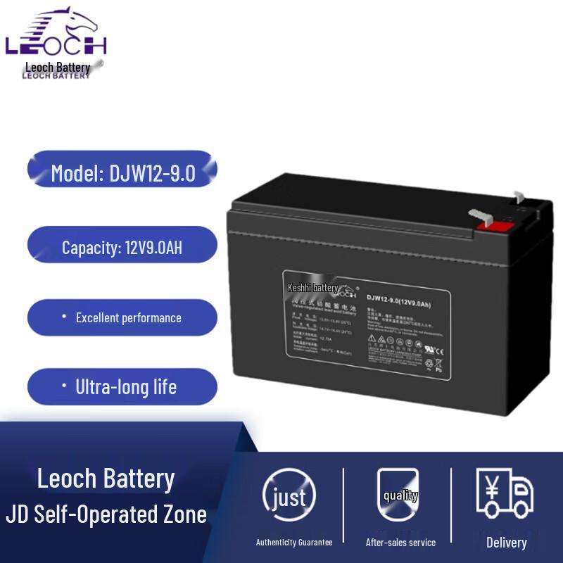 Leoch DJW12-9 12V 9Ah Sealed Lead-Acid Battery