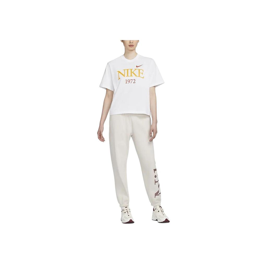 New Nike Sportswear Classics T Shirt Women's White FQ6601-101