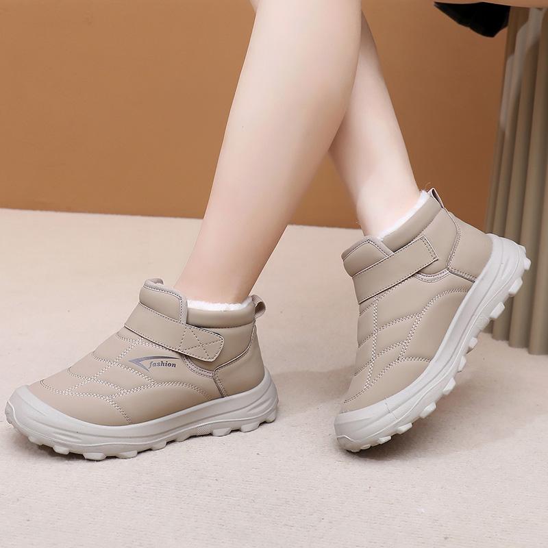 Women's  Winter Cotton Shoes Thickened Warm Comfortable Outdoor Versatile Waterproof Skid-Resistant Durable Free Shipping