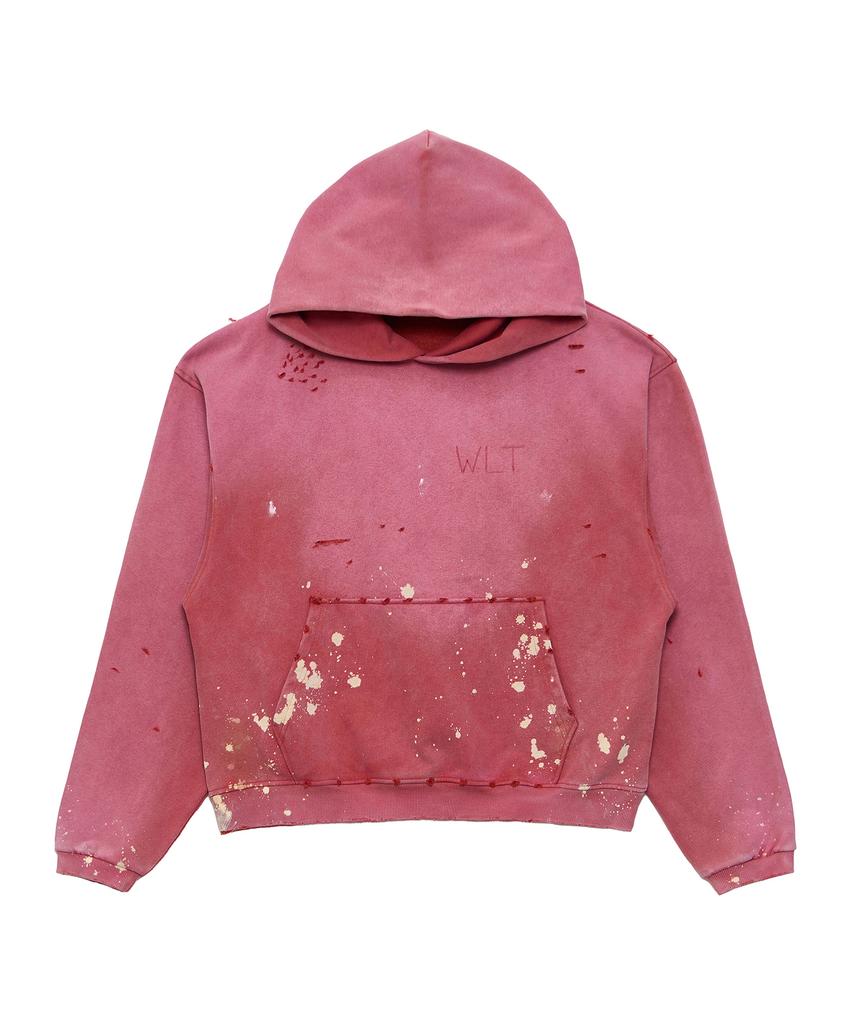 Dirty Hoodie Vintage Red
