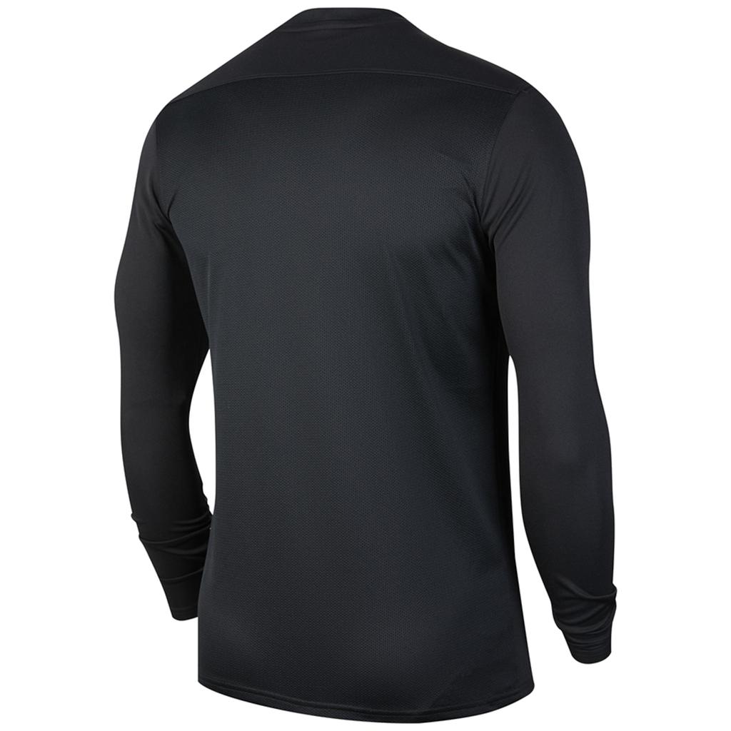 Nike Dri-FIT Park VII Jersey Longsleeve, Herren schwarzes Langarmshirt