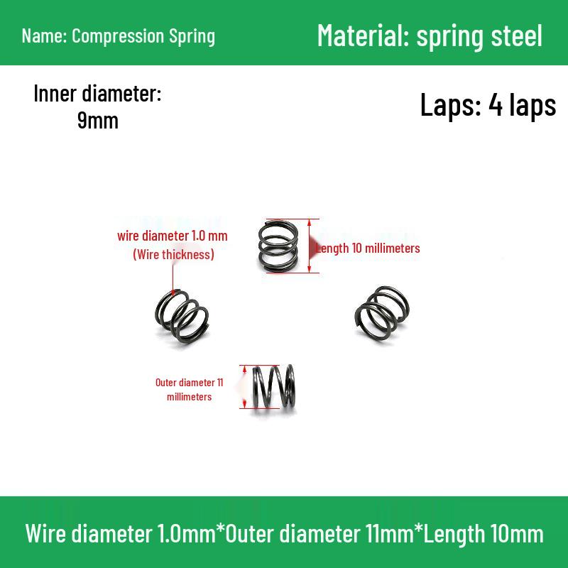 Heavy Duty Y-Type Compression Spring Shock Absorber, 1.0mm Wire Diameter, Outer Diameter 5-20mm.