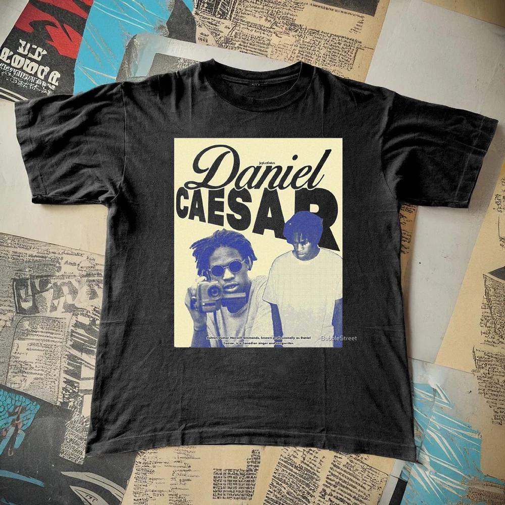 Daniel Caesar Album Black Cotton Shirt Full Size S5xl Cl729 S