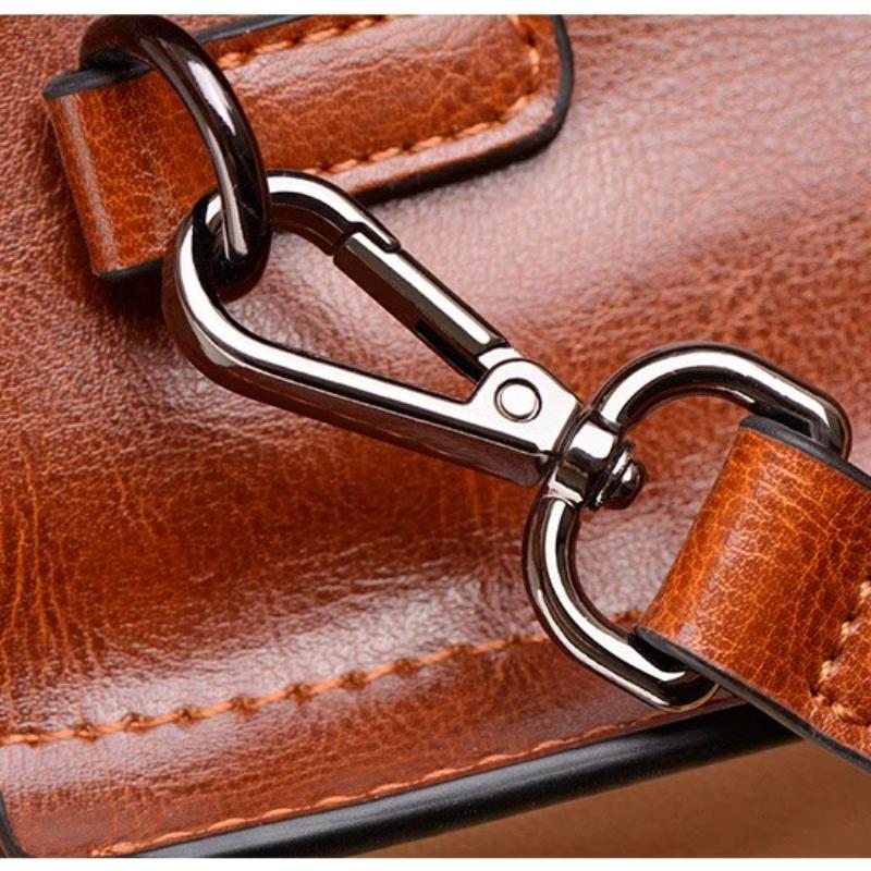 Women's Fashion Genuine Leather Handbags High Quality Luxury Shoulder Bags Ladies Vintage Handbags
