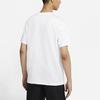 Nike Large Logo Casual Soccer Sports Short Sleeve T-Shirt for Men In White