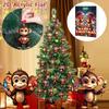 Christmas Countdown Calendar Adorable 2d Acrylic Ornaments Christmas Advent Calendar Playful Monkey Ornaments Set For Gift Sets