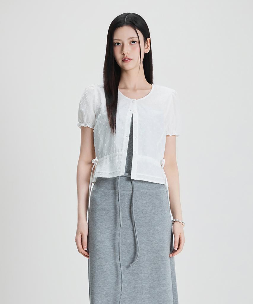 MIXXO String Frill Blouse_Miwbwg512G Miwbwg75Qg