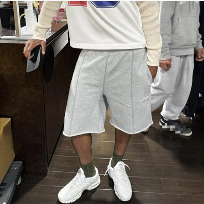 Avrupa ve Amerikan mektup nakışlı bol sokak sporları gündelik şort