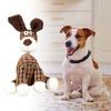 Multifunctional Interactive Dog Toy Plush Donkey Shape Teething Plush Toy Teeth Chewer Game Dental Care