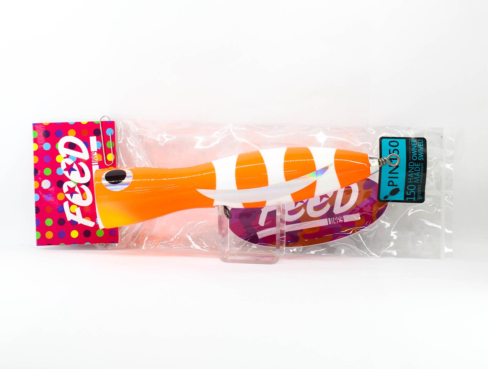 

Feed Pin 150 Hand Made Wood Popper Floating Lure 150 grams 50 (2050)