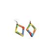 Natural handmade coconut shell earrings Bohemian women's retro cute versatile earrings temperament earrings