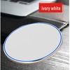 15W Round Mirror Surface Wireless Charger for iPhone 8-16: Cool, Low-Temperature Charging
