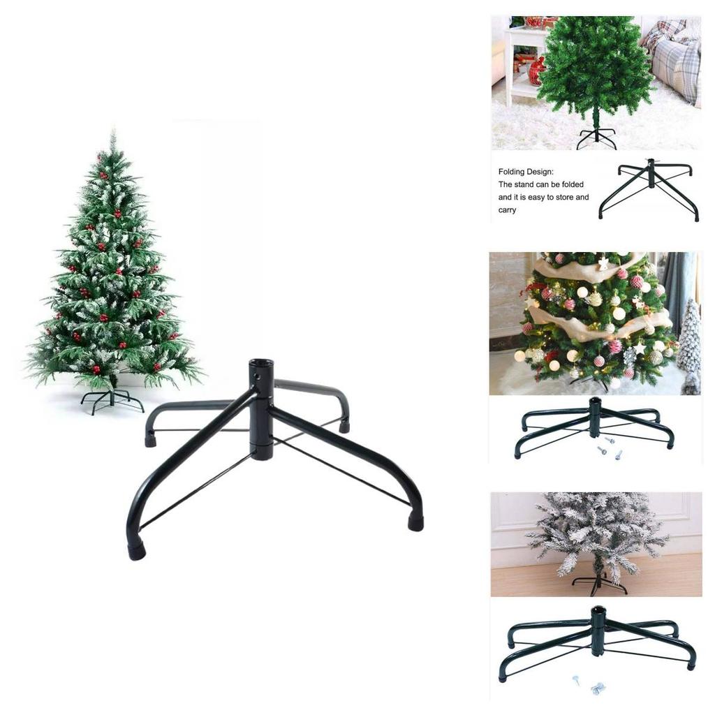 Tiefgrüner Weihnachtsbaumständer Metallrahmen Für Feiertagsdeko Mit 35cm Durchmesser