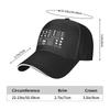 Modular Synthesizer White Baseball Cap Uv Protection Solar Hat Luxury Man Cap Hat Men Icon Female Mens