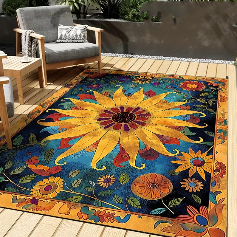 

Durable Floor Mat with Pink Rose Pattern Carpet Suitable for Decorating Living Rooms and Kitchens 40x60cm