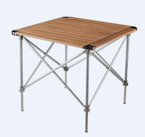 Brother Jiedeng BRS-Z31 Adjustable Aluminum Picnic BBQ Table with BRS-32 Double Table Feature.