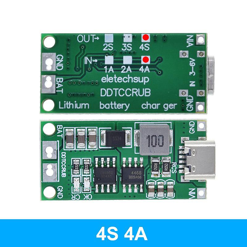 2S 3S 4S 1-4A Booster Module Lithium Polymer Lithium Ion Battery Charging Module Step-Up Boost Lipo Polymer Li-Ion Charger