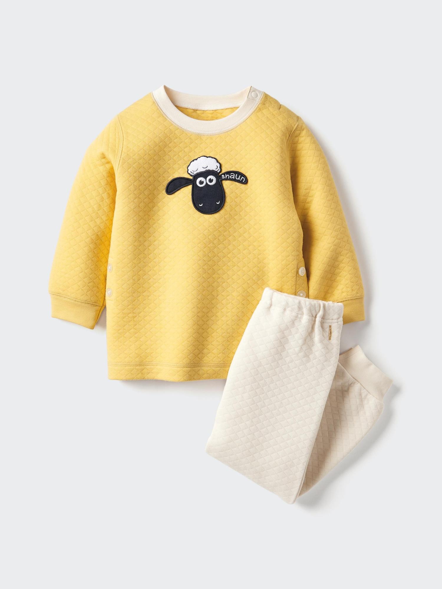 

Uniqlo Quilted Pajama Shaun The Sheep 44 YELLOW/120
