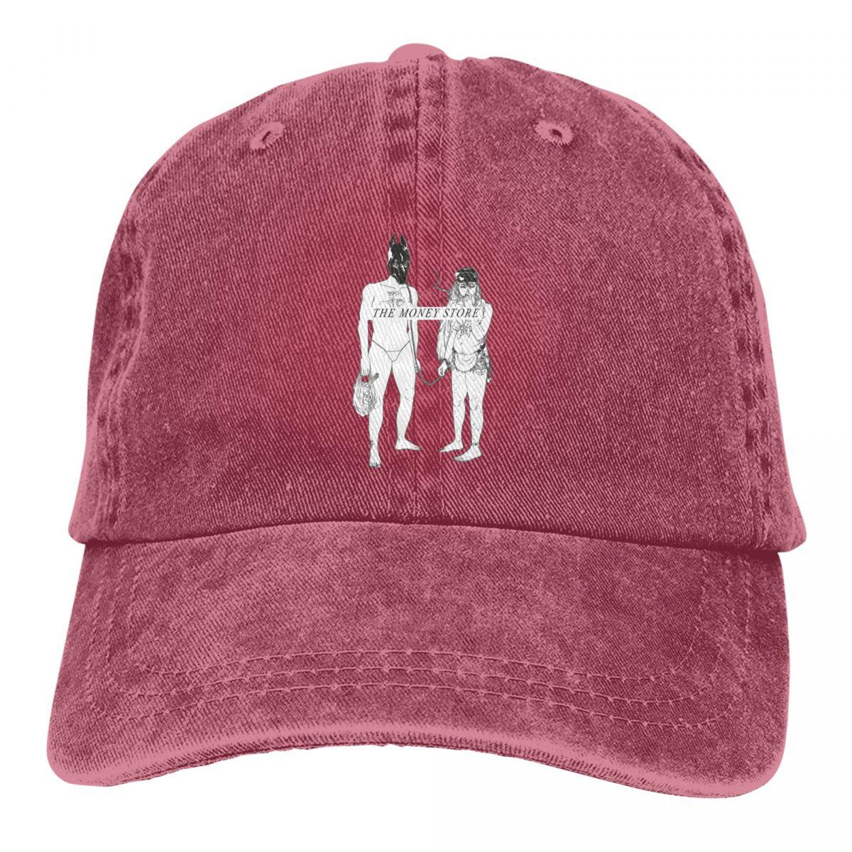 

Death Grips The Money Store Кепка дальнобойщика Merch Повседневная потертая потертая кепка Snapback для женщин унисекс Регулируемая One Size