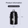 Car Charger USB Type-C Phone Hidden Fast Charging Convert Plug For Volvo Rdesign V60 V40 XC90 S60 C30 XC60 V70 S90 Olestar AWD WT6