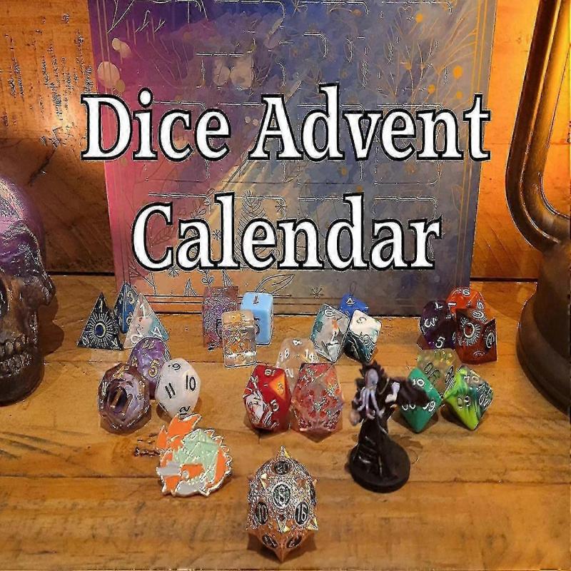 Dice Advent Calendar 2024 Surprise Holiday Gifts With Dice, Countdown To New Year And Christmas, Christmas Gifts For Boys, Girls, Adults--