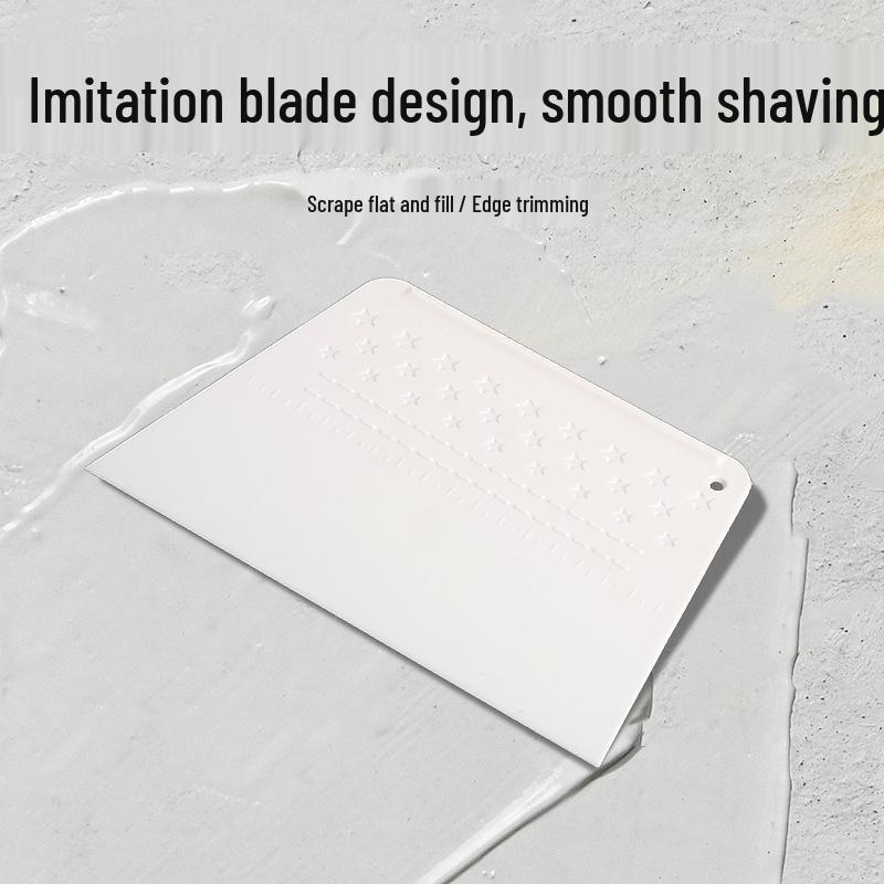 Duvar Kağıdı ve Macun Uygulaması İçin Beyaz Plastik Duvar Kazıyıcı